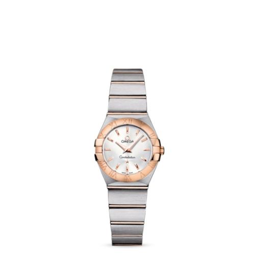 Omega 123.20.24.60.02.001 : Constellation Quartz 24 Brushed Stainless Steel / Red Gold / Silver