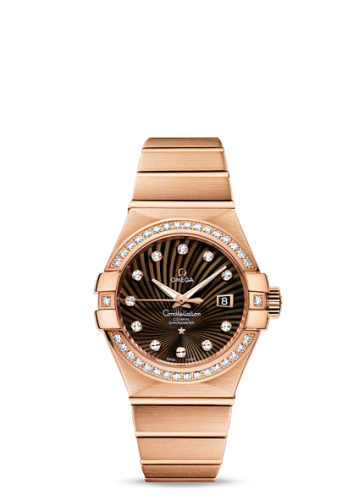 Omega 123.55.31.20.63.001 : Constellation Co-Axial 31 Red Gold / Diamond / Brown Supernova