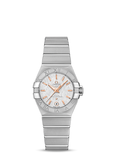 Omega 127.10.27.20.02.001 : Constellation Co-Axial Master Chronometer 27 Stainless Steel / Silver Silk