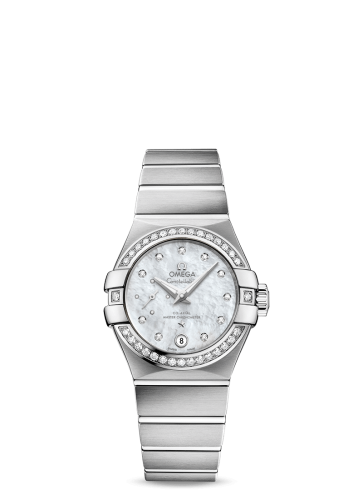 Omega 127.15.27.20.55.001 : Constellation Co‑Axial Master Chronometer 27 Small Seconds Stainless Steel / Diamond / MOP