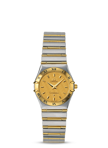 Omega 1272.10.00 : Constellation Quartz 25.5 '95 Stainless Steel / Yellow Gold / Champagne