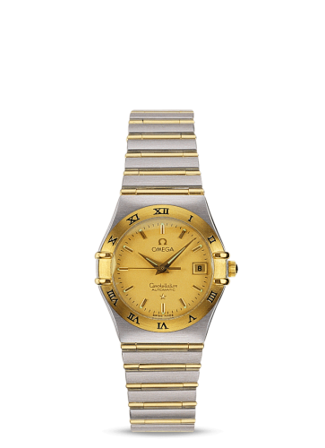 Omega 1292.10.00 : Constellation Automatic 27.5 '95 Stainless Steel / Yellow Gold / Champagne