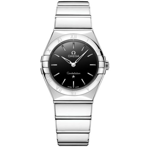 Omega 131.10.28.60.01.001 : Constellation 28 Quartz Stainless Steel / Black