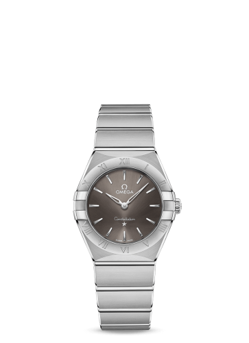 Omega 131.10.28.60.06.001 : Constellation Manhattan 28 Quartz Stainless Steel / Grey