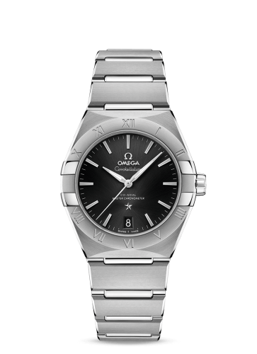 Omega 131.10.36.20.01.001 : Constellation Master Chronometer 36 Stainless Steel / Black / Bracelet