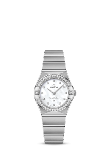 Omega 131.15.25.60.55.001 : Constellation Manhattan 25 Quartz Stainless Steel / MOP / Diamond