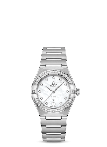 Omega 131.15.29.20.55.001 : Constellation Manhattan 29 Co-Axial Master Chronometer Stainless Steel / MOP / Diamond