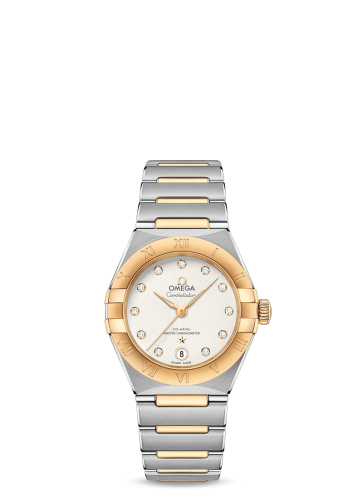 Omega 131.20.29.20.52.002 : Constellation Manhattan 29 Co-Axial Master Chronometer Stainless Steel / Yellow Gold / Silver Diamond