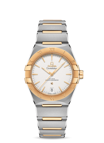 Omega 131.20.36.20.02.002 : Constellation Master Chronometer 36 Stainless Steel / Yellow Gold / Silver / Bracelet