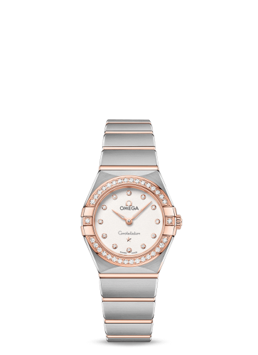 Omega 131.25.25.60.52.001 : Constellation Manhattan 25 Quartz Stainless Steel / Sedna Gold / Silver Diamond / Diamond