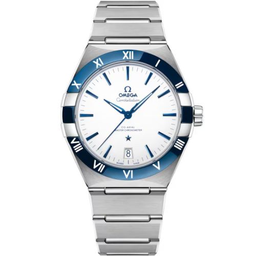 Omega 131.30.41.21.04.001 : Constellation Master Chronometer 41 Stainless Steel - Ceramic /  White