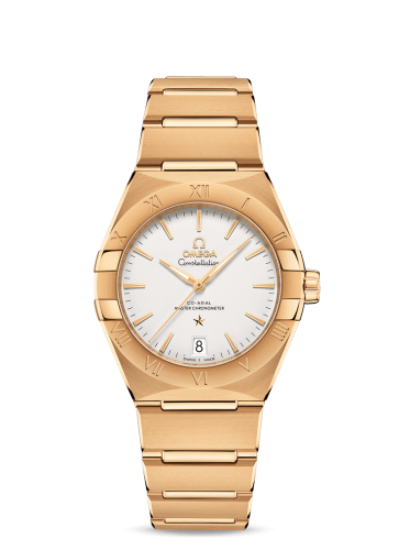 Omega 131.50.36.20.02.002 : Constellation Master Chronometer 36 Yellow Gold / Silver / Bracelet