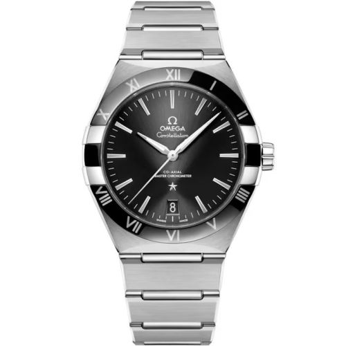 Omega 13130412101001 : Constellation Master Chronometer 41 Stainless Steel - Ceramic /  Black