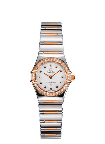 Omega 1368.71.00 : Constellation Quartz 22.5 My Choice Stainless Steel / Red Gold / Diamond / MOP