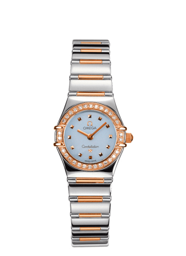 Omega 1368.74.00 : Constellation Quartz 22.5 My Choice Stainless Steel / Red Gold / Diamond / Blue