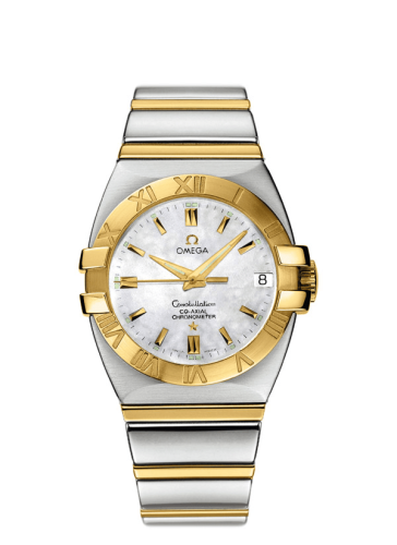 Omega 1390.70.00 : Constellation Co-Axial 31 Double Eagle Stainless Steel / Yellow Gold / MOP