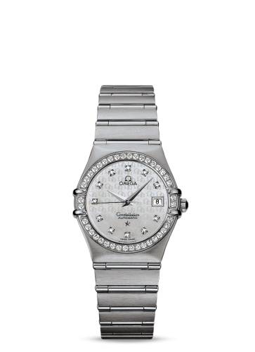 Omega 1498.75.00 : Constellation Automatic 27.5 '95 Stainless Steel / Diamond / Silver Omega