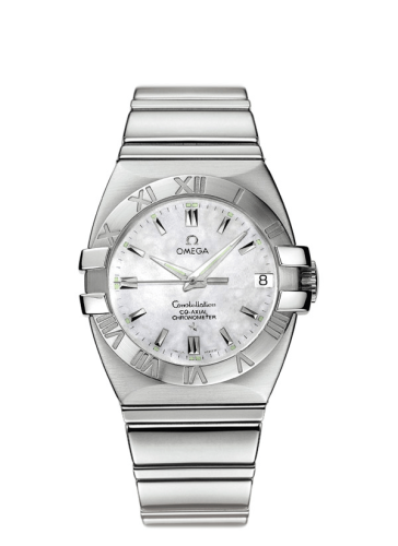 Omega 1590.70.00 : Constellation Co-Axial 31 Double Eagle Stainless Steel / MOP