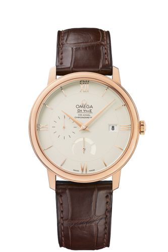 Omega 424.53.40.21.09.001 : De Ville Prestige Co-Axial 39.5 Power Reserve Red Gold / Ivory / GUM Red Square