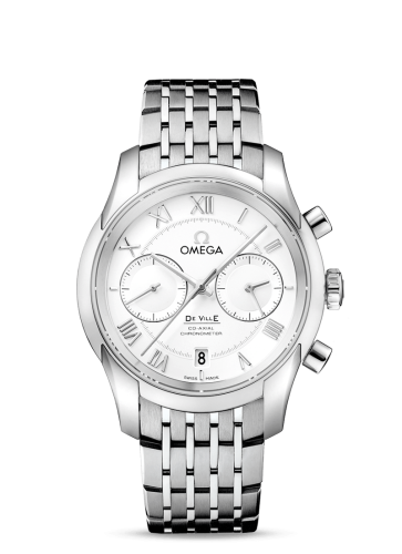 Omega 431.10.42.51.02.001 : De Ville Co-Axial 42 Chronograph Stainless Steel / Silver / Bracelet
