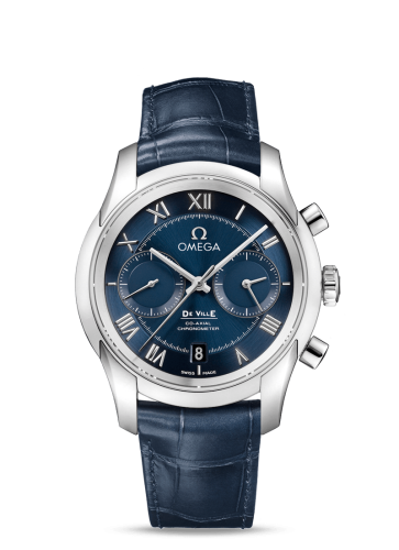 Omega 431.13.42.51.03.001 : De Ville Co-Axial 42 Chronograph Stainless Steel / Blue