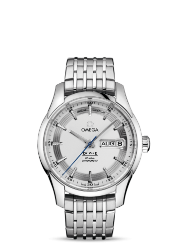 Omega 431.30.41.22.02.001 : De Ville Hour Vision Co-Axial Annual Calendar Stainless Steel / Silver / Bracelet