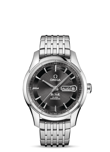 Omega 431.30.41.22.06.001 : De Ville Hour Vision Co-Axial Annual Calendar Stainless Steel / Slate / Bracelet