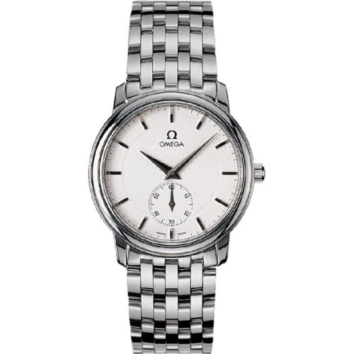 Omega 4520.21.00 : De Ville Prestige Small Seconds 34.4 Stainless Steel / Silver / Bracelet