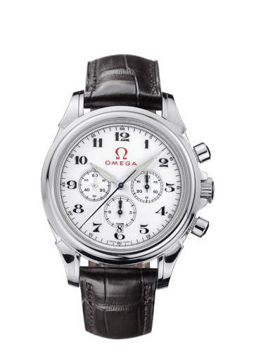 Omega 4841.20.32 : De Ville Co-Axial 41 Chronograph Stainless Steel / White / Olympic