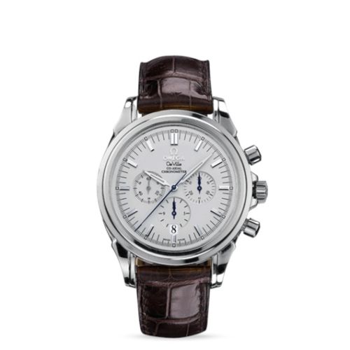 Omega 4841.31.32 : De Ville Co-Axial 41 Chronograph Stainless Steel / Silver