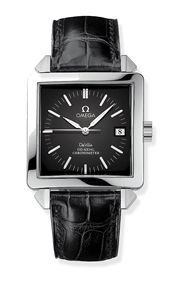 Omega 7802.50.31 : De Ville Byzantium Co-Axial 33.4 Co-Axial Stainless Steel / Black / Russia
