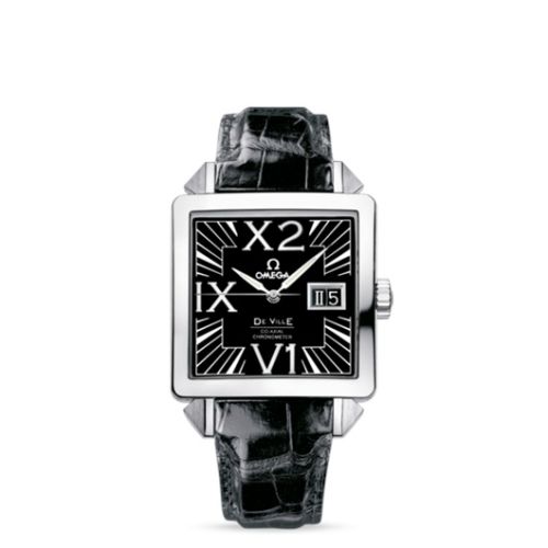 Omega 7813.50.31 : De Ville X2 Co-Axial 35 Big Date Co-Axial Stainless Steel / Black