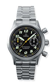 Omega 5240.50.00 : Dynamic III Chronograph Stainless Steel / Black / Bracelet