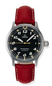 Omega 5250.50.41 : Dynamic III Date Stainless Steel / Black / Red Coramide