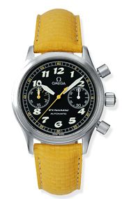 Omega 5290.50.40 : Dynamic III Chronograph Stainless Steel / Black / Yellow Coramide