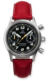 Omega 5290.50.41 : Dynamic III Chronograph Stainless Steel / Black / Red Coramide