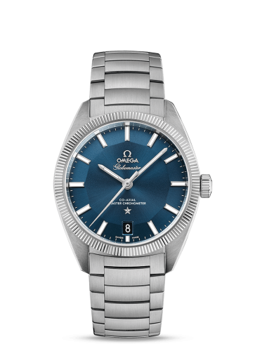 Omega 130.30.39.21.03.001 : Globemaster Stainless Steel / Blue / Bracelet