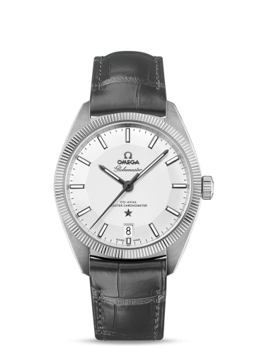 Omega 130.33.39.21.02.001 : Globemaster Stainless Steel / Silver / Leather