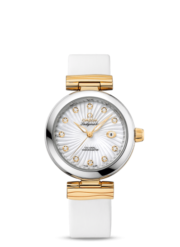 Omega 425.22.34.20.55.002 : LadyMatic Co-Axial 34 Stainless Steel / Yellow Gold / MOP