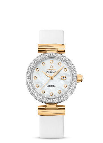 Omega 425.27.34.20.55.003 : LadyMatic Co-Axial 34 Stainless Steel / Yellow Gold / Diamond / MOP
