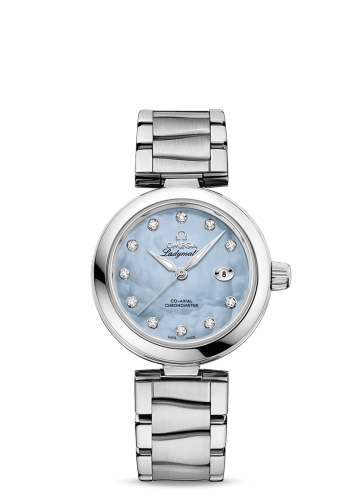 Omega 425.30.34.20.57.003 : LadyMatic Co-Axial 34 Stainless Steel / Blue MOP / Bracelet