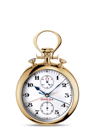 Omega 5109.20.00 : Olympic Pocket Watch 1932 Yellow Gold