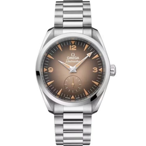 Omega 235.10.38.20.13.001 : Railmaster Omega Co-Axial Master Chronometer Small Seconds 38 Stainless Steel / Beige Gradient / Bracelet