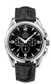 Omega 2812.52.31 : Seamaster Aqua Terra 150M Automatic 42.2 Railmaster Chronograph / Black Alligator