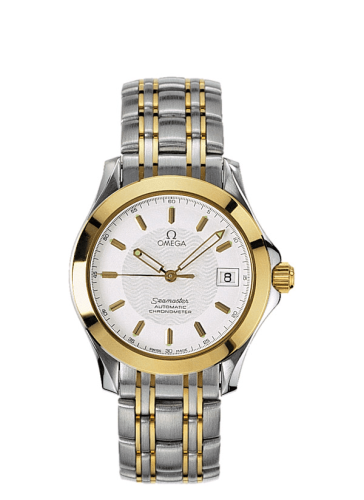 Omega 2301.21.00 : Seamaster 120M Automatic 36.25 Stainless Steel / Yellow Gold / White