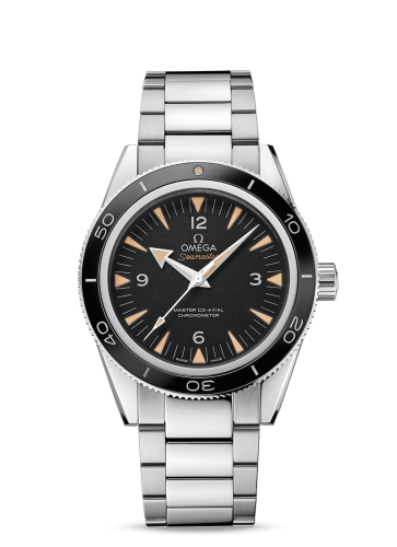 Omega 233.30.41.21.01.001 : Seamaster 300 Master Co-Axial Stainless Steel / Black / Bracelet