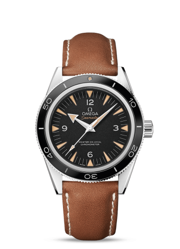 Omega 233.32.41.21.01.002 : Seamaster 300 Master Co-Axial Stainless Steel / Black / Strap