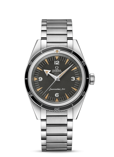 Omega 234.10.39.20.01.002 : Seamaster 300 Master Co-Axial Stainless Steel / Black / Bracelet / 60th Anniversary / Trilogy Box