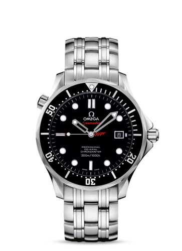 Omega 212.30.41.20.01.001 : Seamaster Diver 300M Co-Axial 41 Stainless Steel / Black / Bracelet / James Bond Quantum of Solace