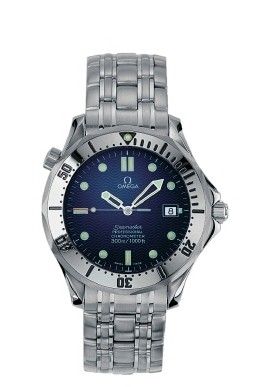 Omega 2532.80.00 : Seamaster Diver 300M Automatic 41 Stainless Steel / Blue / Bracelet